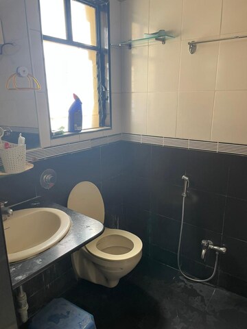 Bathroom in 3 BHK Apartment at Brahma Emerald County, Kondhwa – for Rent