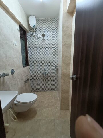 Bathroom in 3 BHK Apartment at Asmita Sand Dunes, Malad West – for Rent