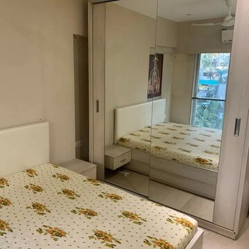Bedroom in 1 BHK Apartment at Rajesh White City, Kandivali East – for Rent