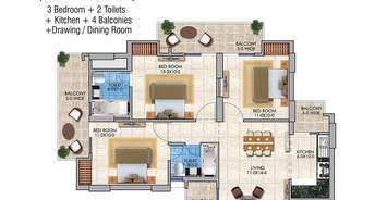 3 BHK Apartment For Resale in Dev Sai Sports Home Phase 2 Noida Ext Tech Zone 4 Greater Noida 5124582
