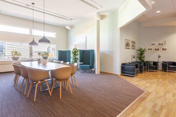 Team Area in  Office Space at Platinum Techno Park, Sector 30 – for Rent