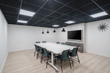 Team Area in  Office Space at Platinum Techno Park, Sector 30 – for Rent