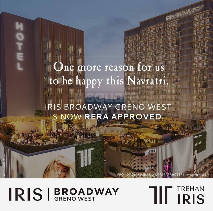 Exterior View, trehan-iris-broadway-greno-west Commercial Shop 80 Sq.Yd. In Roza Yakubpur Greater Noida 5150623