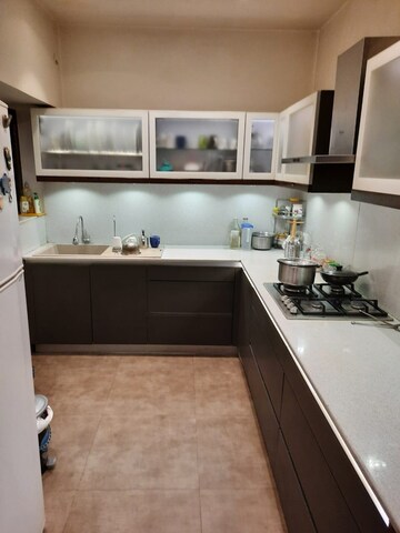 Kitchen in 3 BHK Penthouse at Kolte Patil Green Acre, Salunkhe Vihar Society – for Sale