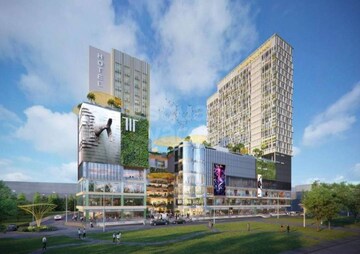  Shop – Exterior View View at Trehan Iris Broadway Greno West, Roza Yakubpur - for Sale