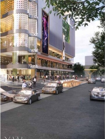  Shop – Exterior View View at Trehan Iris Broadway Greno West, Roza Yakubpur - for Sale