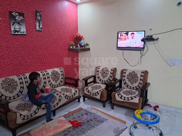 Living Room in 2 BHK Apartment at Shri Devaji Residency, Dhakoli – for Rent