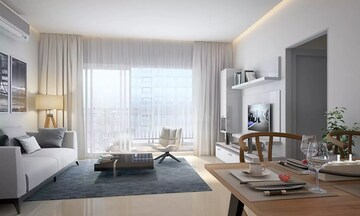 Living Room in 1 BHK Apartment at Godrej Urban Park, Chandivali – for Sale