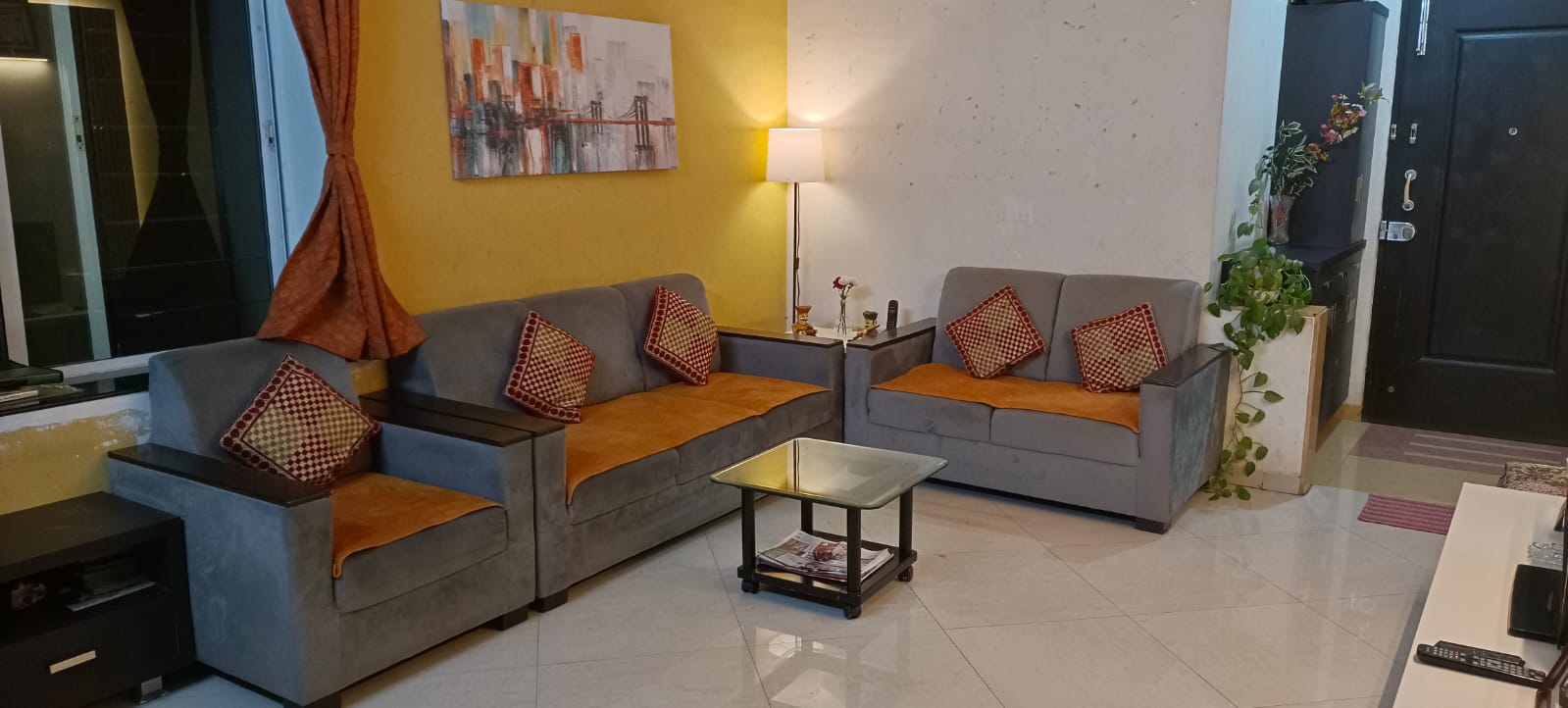 Rental 3 Bedroom 1600 Sq.Ft. Apartment in Rama Capriccio Phase I, Wakad