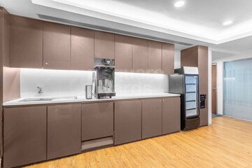 Kitchen in  Office Space at Levana Cyber Heights, Vibhuti Khand – for Rent