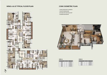 Floor Plan in 2 BHK Apartment at Andheri East – for Sale