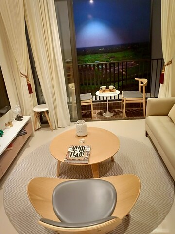 Living Room in 2 BHK Apartment at Shapoorji Pallonji Joyville, Virar West – for Sale