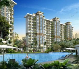 4 BHK Apartment – Exterior View View at Emaar Palm Terraces Select, Sector 66 - for Rent