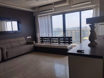 Living Room in 3.5 BHK Apartment at Adani Western Heights Sky Apartments, Andheri West – for Rent