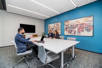 Floor Plan in  Office Space at Max Towers, Sector 16 – for Rent