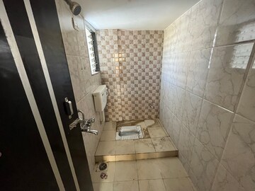 Bathroom in 1 BHK Apartment at Amar Vinay Residency, Boisar – for Rent