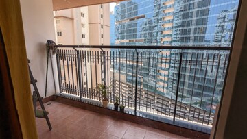 Balcony in 3 BHK Apartment at Prestige High Fields, Gachibowli – for Rent
