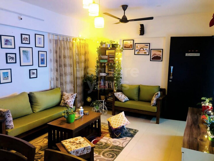 Living Room, rohan-silver-gardenia 2 Bedroom 100 Sq.Ft. Apartment In Ravet Pune 5304940