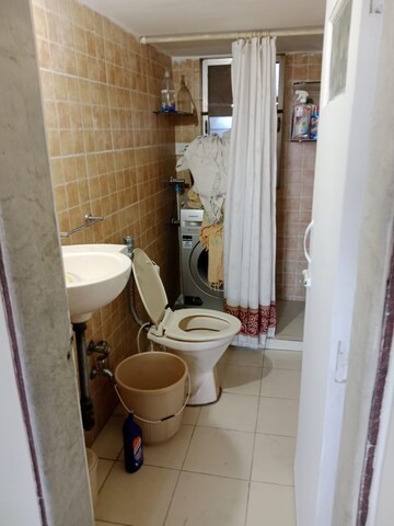 Bathroom in 3 BHK Apartment at Shiv Kutir CHS, Andheri West – for Rent