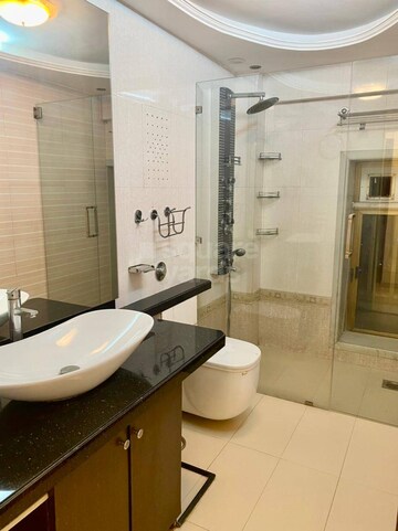 Bathroom in 4 BHK Apartment at Oberoi Sky Gardens, Andheri West – for Rent