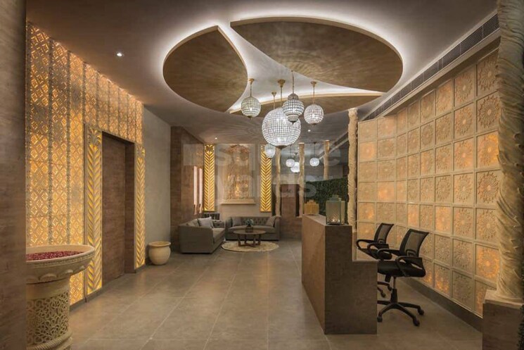 Living Room, aba-cleo-county 4 Bedroom 3195 Sq.Ft. Apartment In Sector 121 Noida 5333163