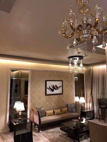 Living Room in 3 BHK Apartment at Runwal Elegante, Andheri West – for Rent