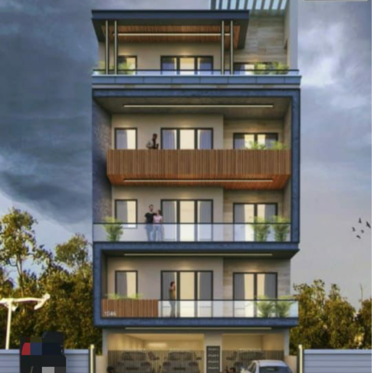 Exterior View, ansal-esencia-amara-villas 3 Bedroom 2700 Sq.Ft. Builder Floor In Sector 67 Gurgaon 5378101