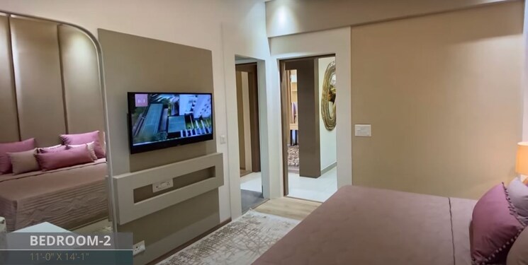 Bedroom, aba-ivy-county 3 Bedroom 1656 Sq.Ft. Apartment In Sector 75 Noida 5362596