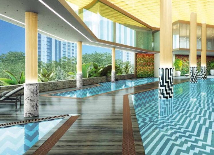 Swimming Pool, aba-ivy-county 3 Bedroom 1656 Sq.Ft. Apartment In Sector 75 Noida 5362596
