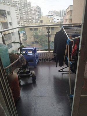 Balcony in 2 BHK Apartment at Dynamic Grandeur, Undri – for Rent