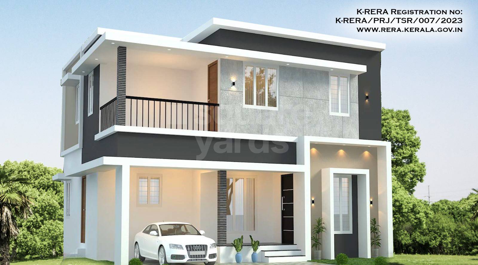 Resale 4 Bedroom 2500 Sq.Ft. Villa in Kaiparambu jn Thrissur 5411182