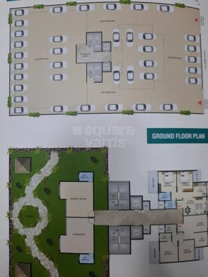 Floor Plan in 1 BHK Apartment at Villa Signature Residency, Dronagiri – for Sale