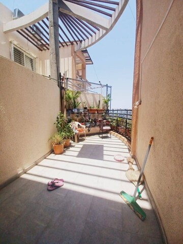 Balcony in 3 BHK Apartment at Flower Valley Apartment, Wanowrie – for Rent