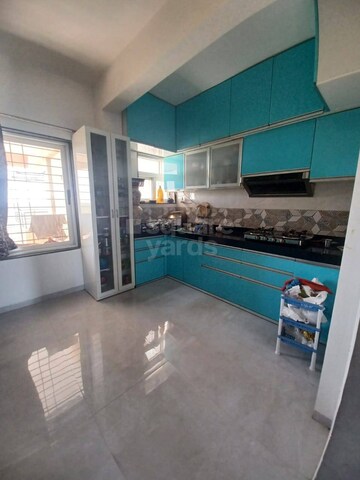 Kitchen in 3 BHK Apartment at Flower Valley Apartment, Wanowrie – for Rent