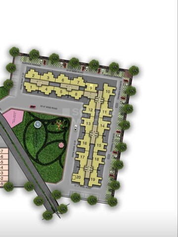 Floor Plan in 3 BHK Apartment at SBP City Of Dreams Zirakpur, Patiala Road – for Sale