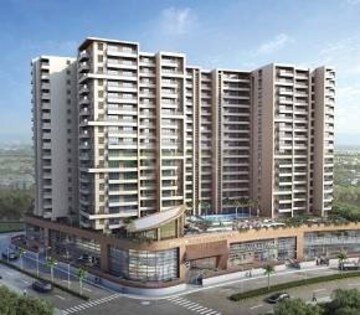 Building Lobby in 3 BHK Apartment at Bharat Skyvistas, Andheri West – for Sale