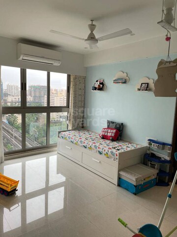 Master Bedroom in 3.5 BHK Apartment at Adani Western Heights Sky Apartments, Andheri West – for Rent