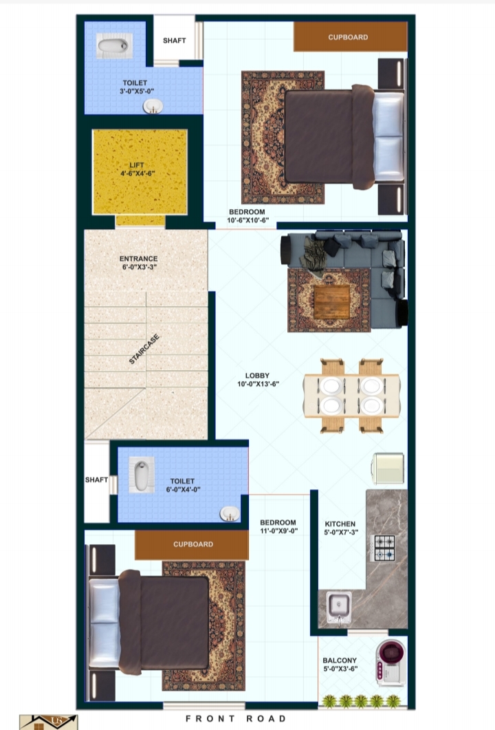 Resale 2 Bedroom 80 Sq.Yd. Apartment in Shaheen Bagh Delhi 6364594