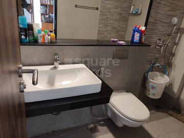 Bathroom in 2 BHK Apartment at Adani Western Heights Sky Apartments, Andheri West – for Rent