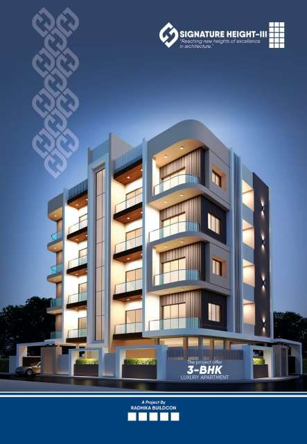 3 Bedroom 1401 Sq.Ft. Apartment in Beltarodi Nagpur
