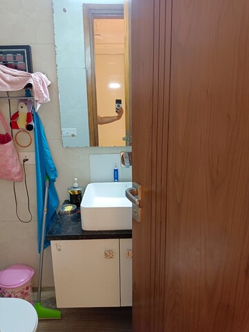 Bathroom in 2 BHK Builder Floor at Lajpat Nagar – for Rent