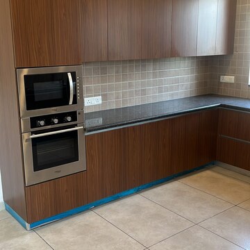 Kitchen in 3 BHK Builder Floor at Ansal API Esencia, Sector 67 – for Sale