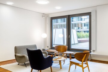 Team Area in  Office Space at Mani Casadona, New Town – for Rent