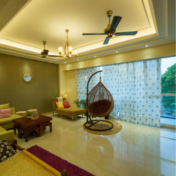 Living Room in 4 BHK Builder Floor at Emaar MGF Emerald Hills, Sector 65 – for Rent