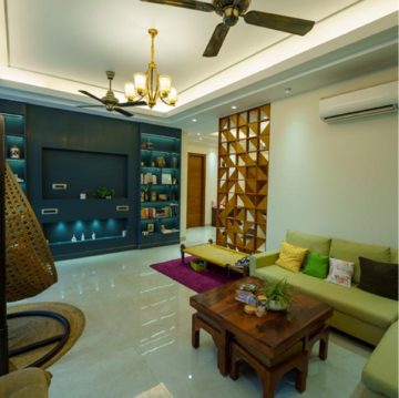 Living Room in 4 BHK Builder Floor at Emaar MGF Emerald Hills, Sector 65 – for Rent