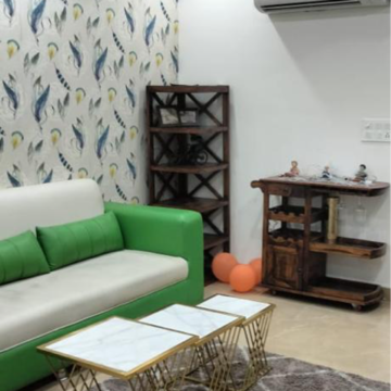 Living Room in 4 BHK Builder Floor at South City 2 – for Rent