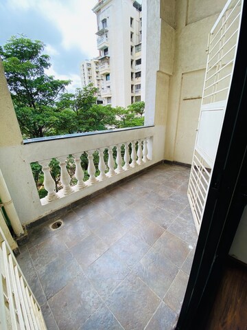 Balcony in 3 BHK Apartment at Bramhacorp Emerald County, Kondhwa – for Rent