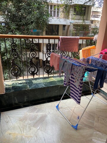 Balcony in 2 BHK Apartment at Flower Valley Apartment, Wanowrie – for Rent