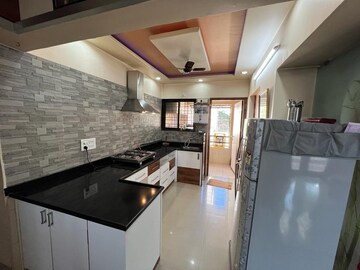 Kitchen in 3 BHK Apartment at Magarpatta City Erica, Magarpatta City – for Rent
