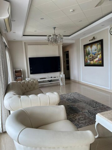 Living Room in 5 BHK Apartment at SNN Clermont, Hebbal – for Rent